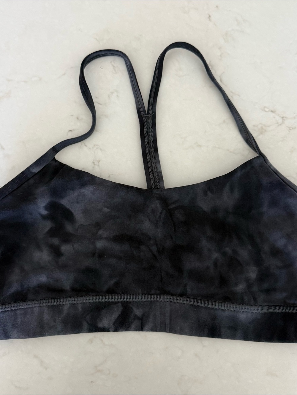 lululemon athletica blue Tie-Dye Strappy Sports Bra